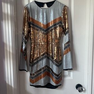 Endless Rose Sequin Backless Dress Mini